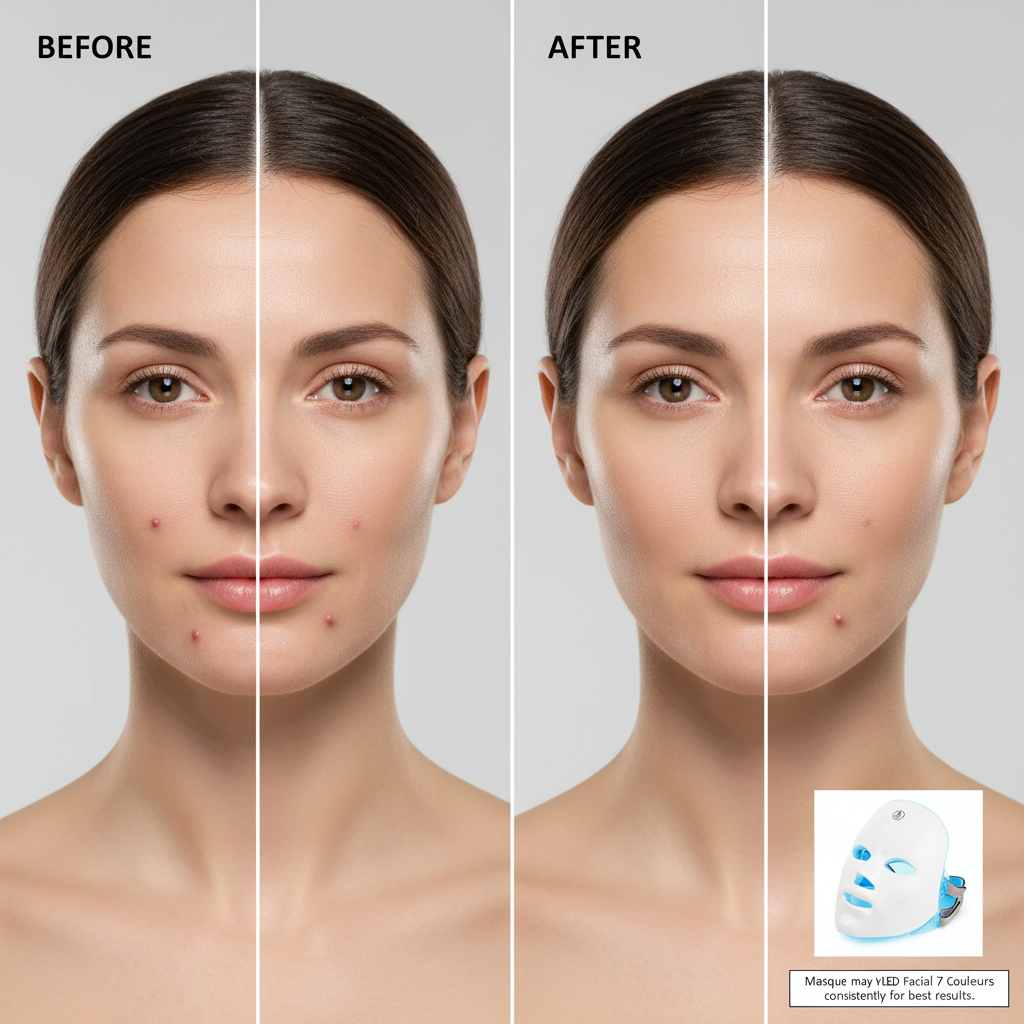 Masque LED Facial 7 Couleurs